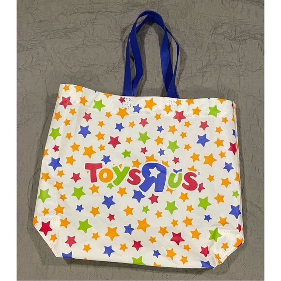 Toys R Us Handbags - Toys R Us Colorful Stars Reusable Tote Bag Small